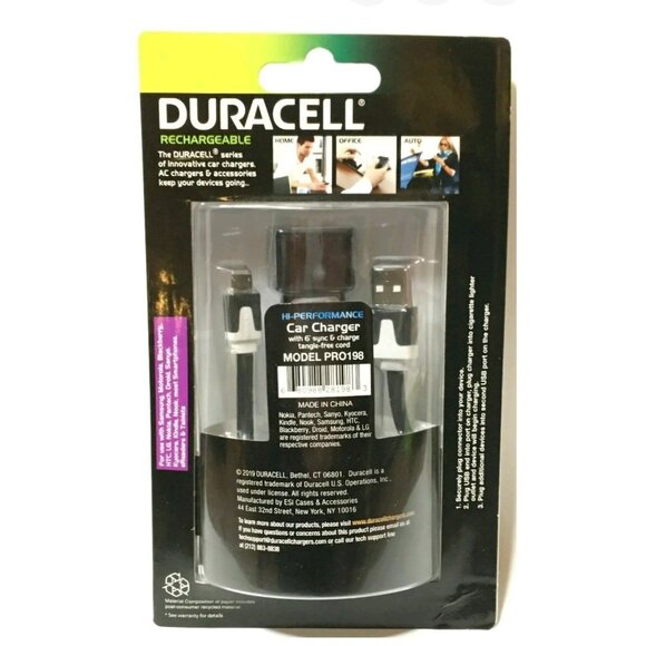 Duracell 3.1 Amp Dual Car Charger New - Picture 2 of 2